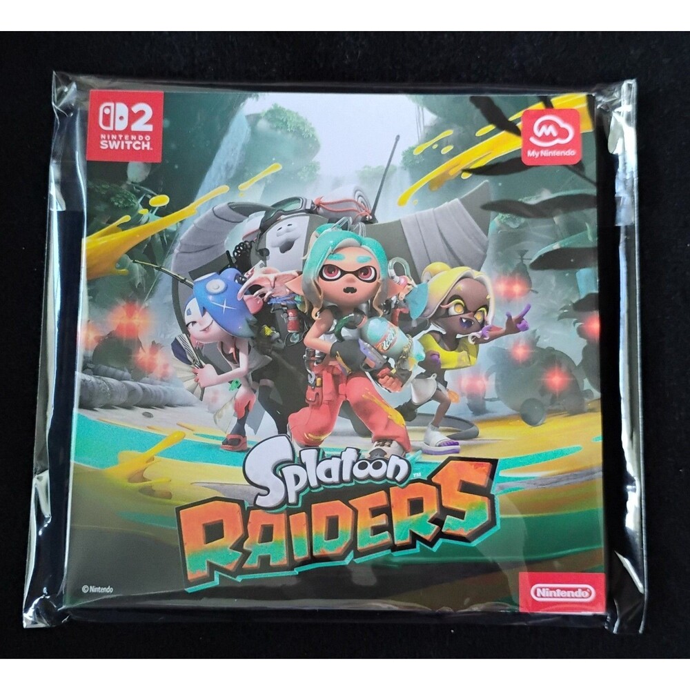 Splatoon Raiders Memo Pad Nintendo Promotional Reward Brand New [FL]